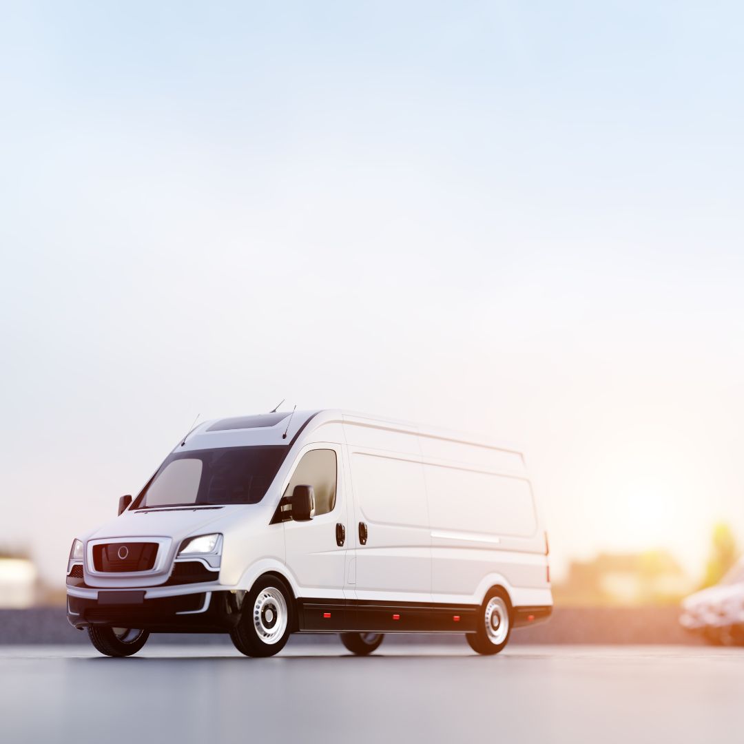 fleet vehicle in the sun