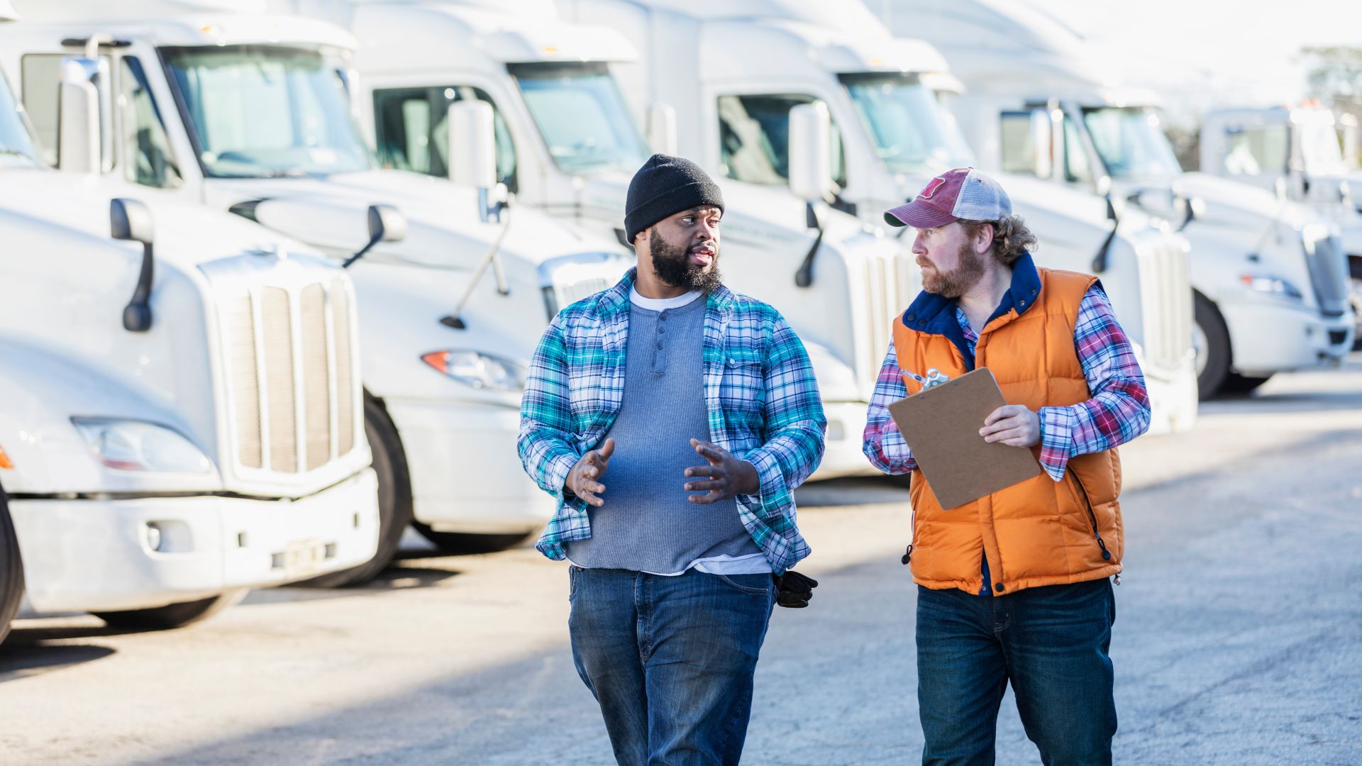 fleet managers on site